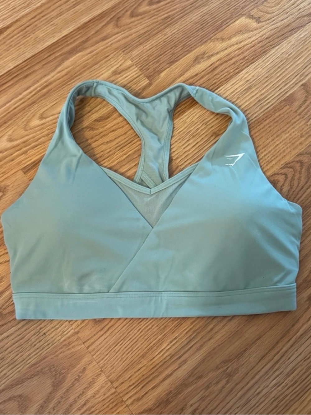 Gymshark Light Green/mint green Racerback Sports Bra